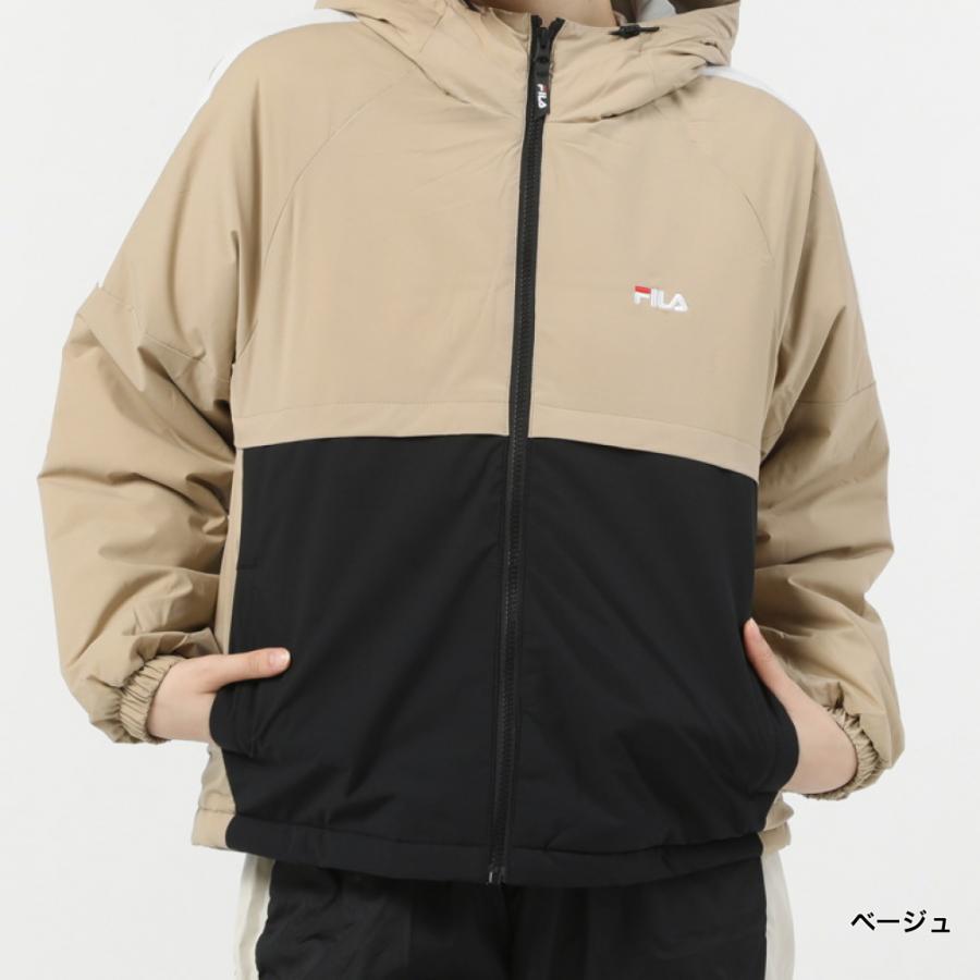 FILA（フィラ） レディース 中綿ジャケット 撥水 中綿 ウィンド