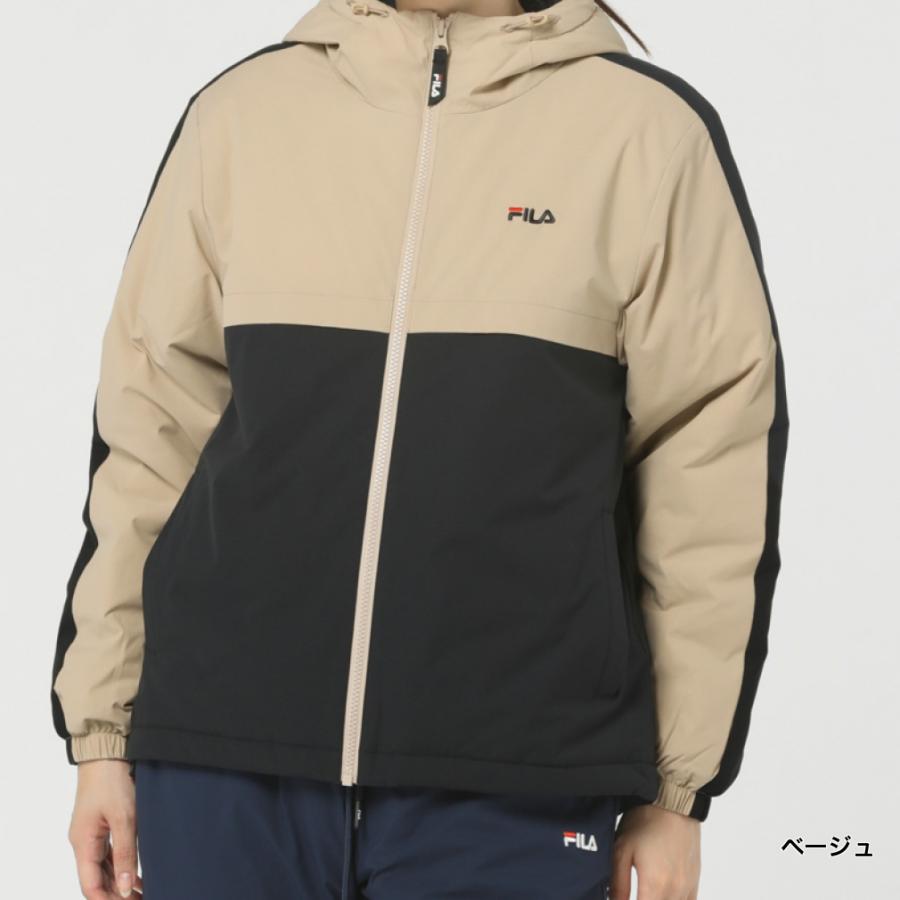 FILA（フィラ） レディース 中綿ジャケット 撥水中綿ウィンド