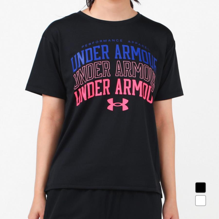 人気ブランドを アンダーアーマー レディース 半袖機能tシャツ Ua Text Logo Tee スポーツウェア Under Armour 0529t Originaljustturkey Com