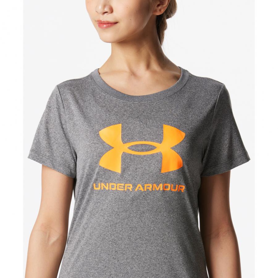 アンダーアーマー レディース 半袖 機能 Tシャツ UA TECH BIG LOGO TEE 1378308 スポーツウェア UNDER ARMOUR