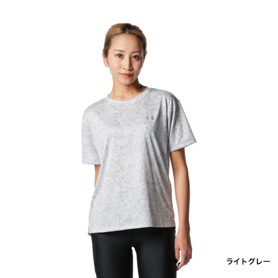 アンダーアーマー レディース 半袖 機能 Tシャツ UA TECH AOP TEE 