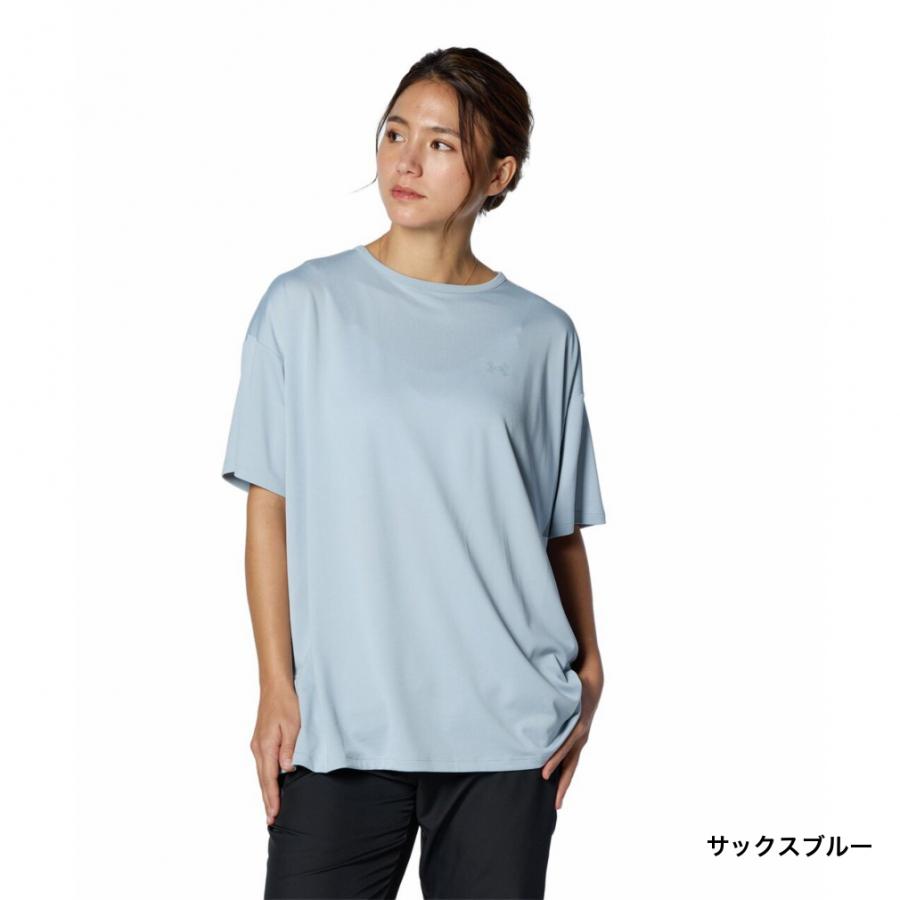 アンダーアーマー レディース 半袖 機能 Tシャツ UAテック ボックス タック ショートスリーブTシャツ 1385475 スポーツウェア UNDER ARMOUR｜alpen-group｜03