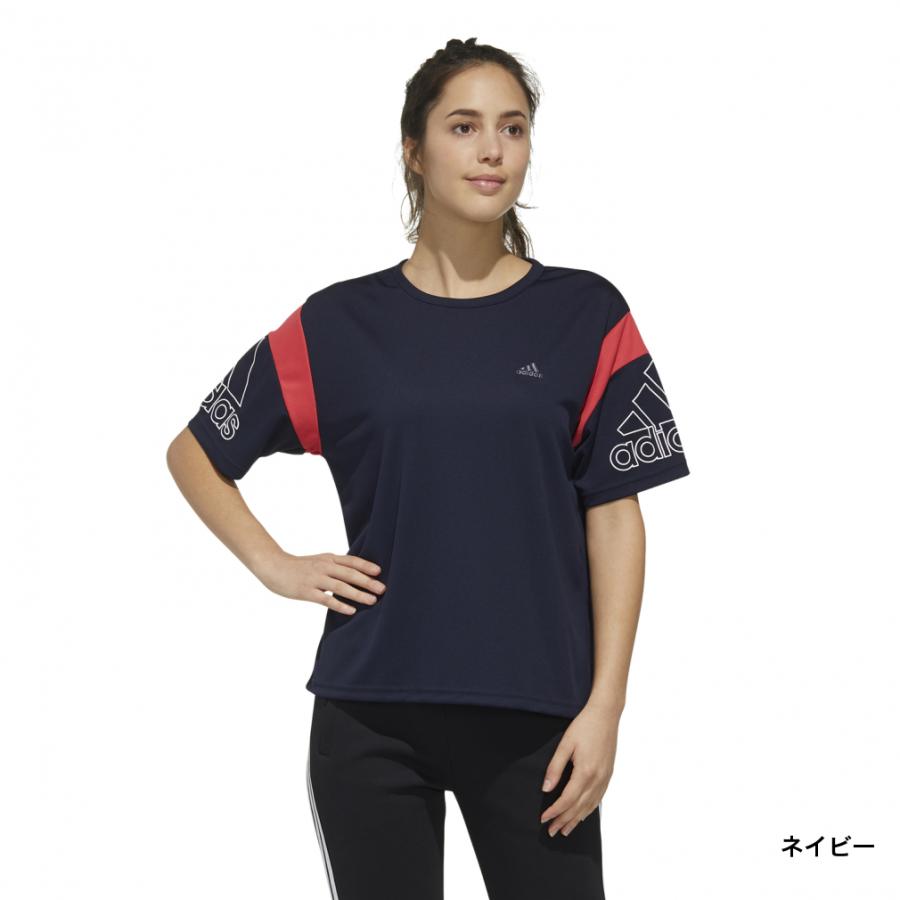 アディダス レディース 半袖機能tシャツ W Mh カラーブロック ルーズtシャツ Gun70 スポーツウェア Adidas 0529t アルペン Paypayモール店 通販 Paypayモール