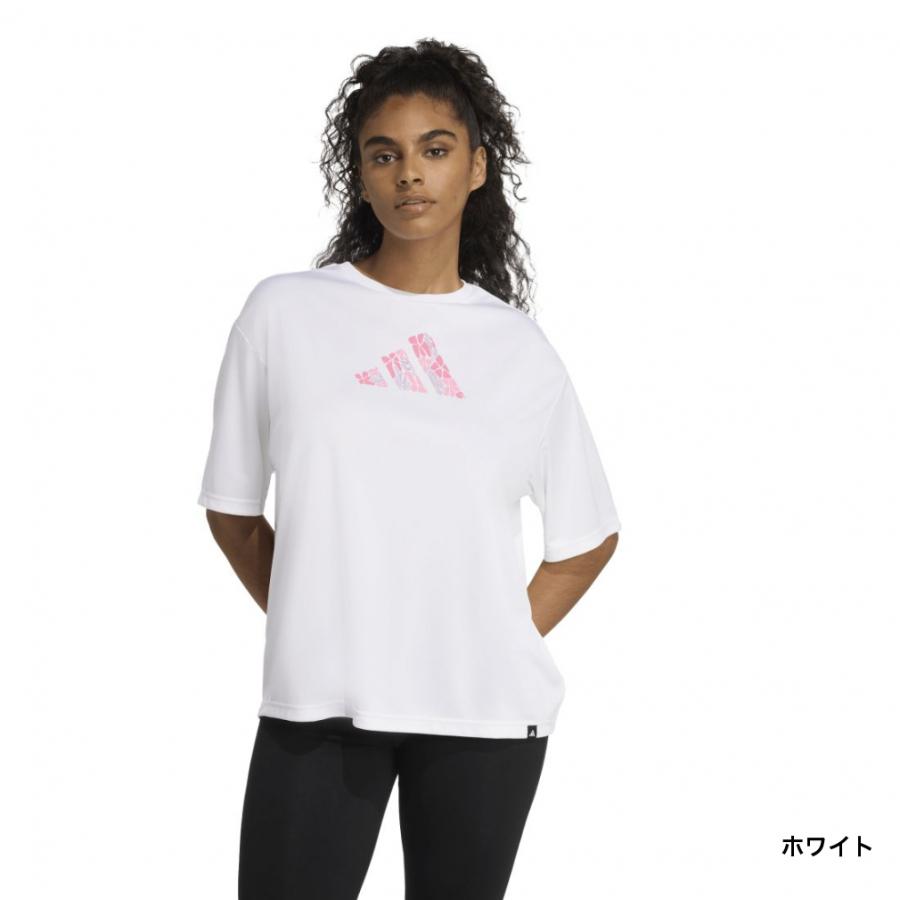 adidas（アディダス） レディース 半袖 機能 Tシャツ W FLOWER 3BAR