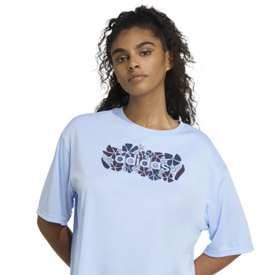 adidas（アディダス） レディース 半袖 機能 Tシャツ W FLOWER リニア
