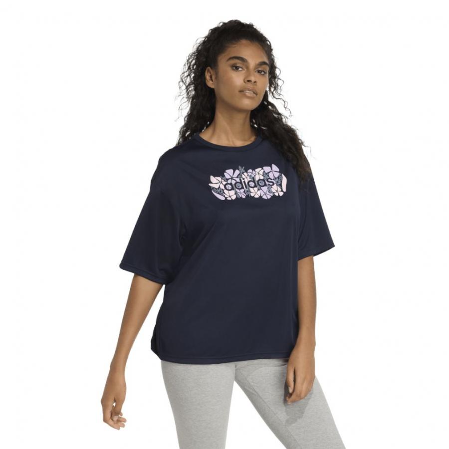 adidas（アディダス） レディース 半袖 機能 Tシャツ W FLOWER リニア