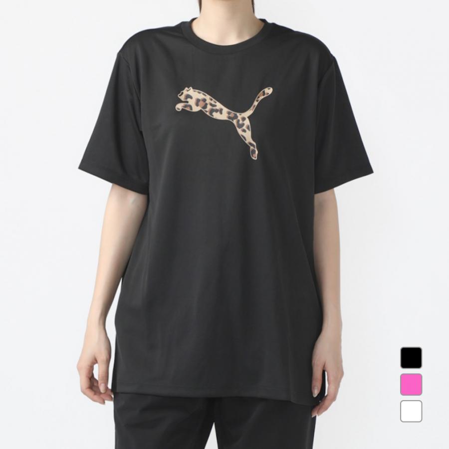 【新品未使用】PUMA トレーニングTシャツ&スパッツ　レディースXL PUMA（プーマ） レディース 半袖 機能 Tシャツ リラックスサイズ SS T
