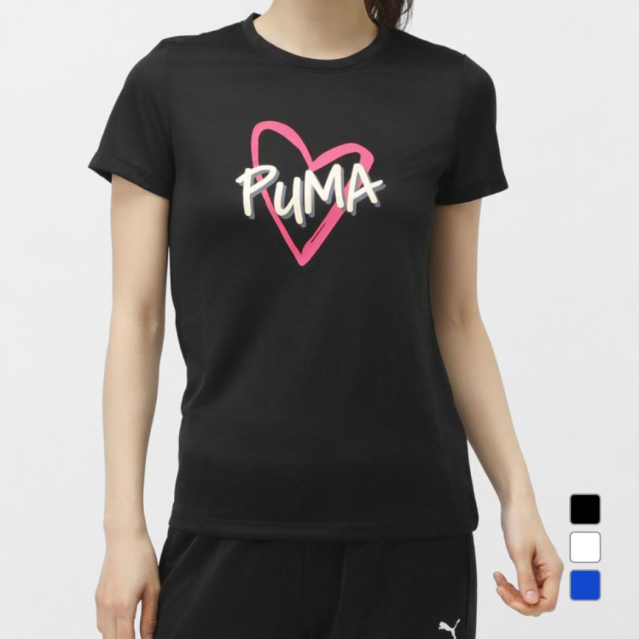 PUMA（プーマ） レディース 半袖 機能 Tシャツ ESS ダブルフェイス