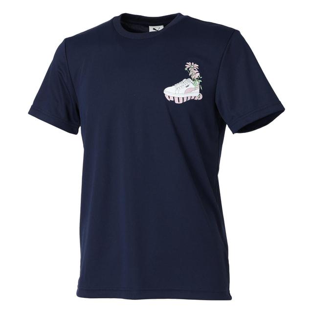 PUMA（プーマ） レディース 半袖 機能 Tシャツ SS ポリ スニーカー