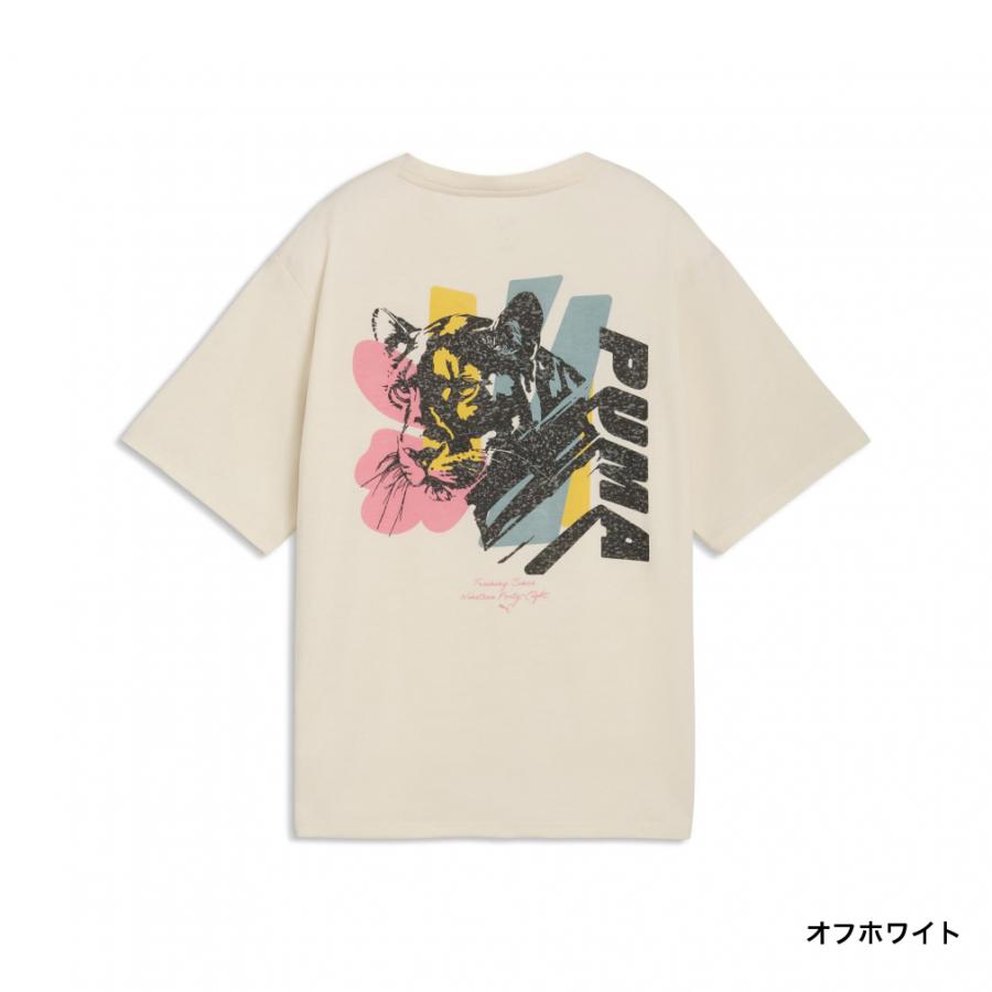 PUMA（プーマ） レディース 半袖 機能 Tシャツ W PUMA CAT GRAPHIC T