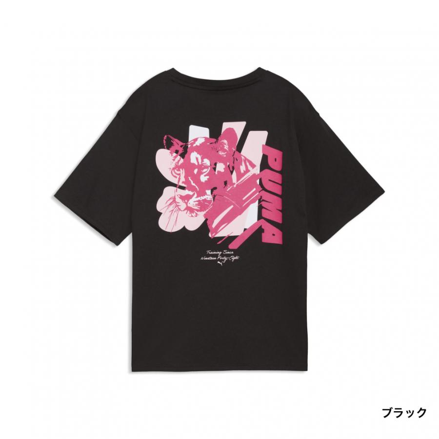 PUMA（プーマ） レディース 半袖 機能 Tシャツ W PUMA CAT GRAPHIC T