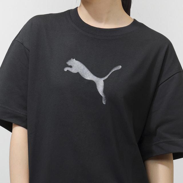 PUMA（プーマ） レディース 半袖 機能 Tシャツ ESS S MX オーバー