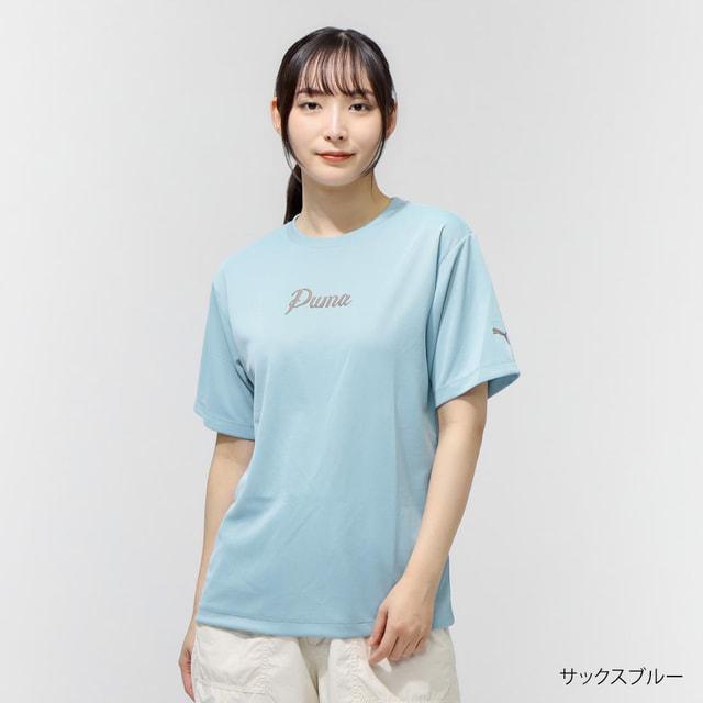 PUMA（プーマ） レディース 半袖機能Tシャツ ESS S ACTIVE SS