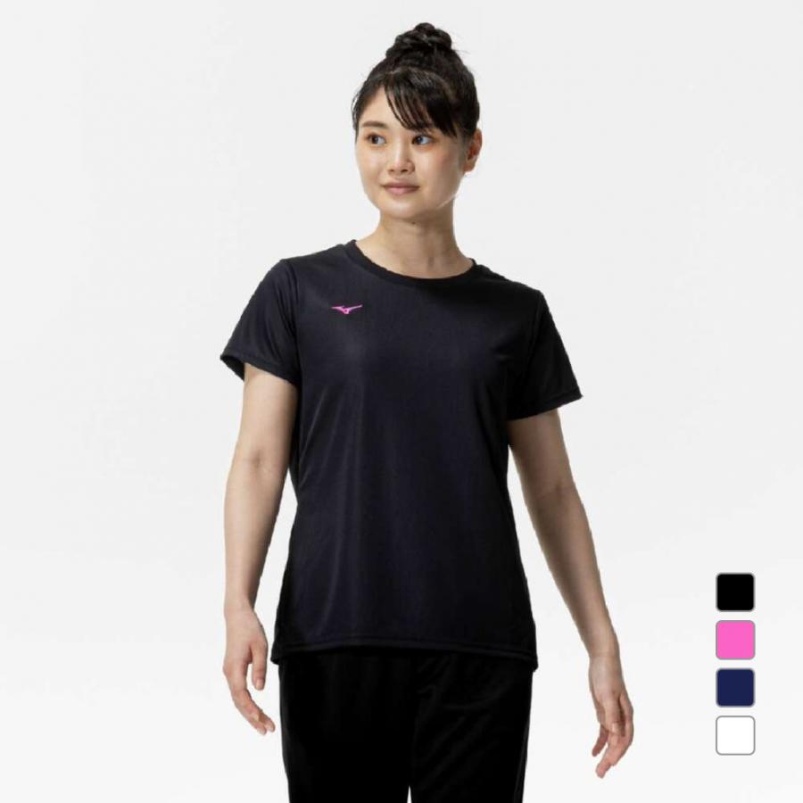 MIZUNO（ミズノ） レディース 半袖 機能 Tシャツ ナビドライTシャツ