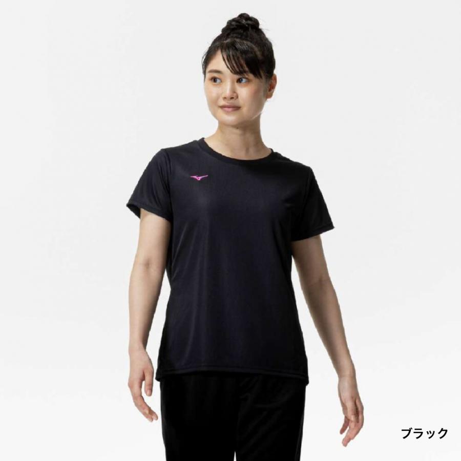 MIZUNO（ミズノ） レディース 半袖 機能 Tシャツ ナビドライTシャツ