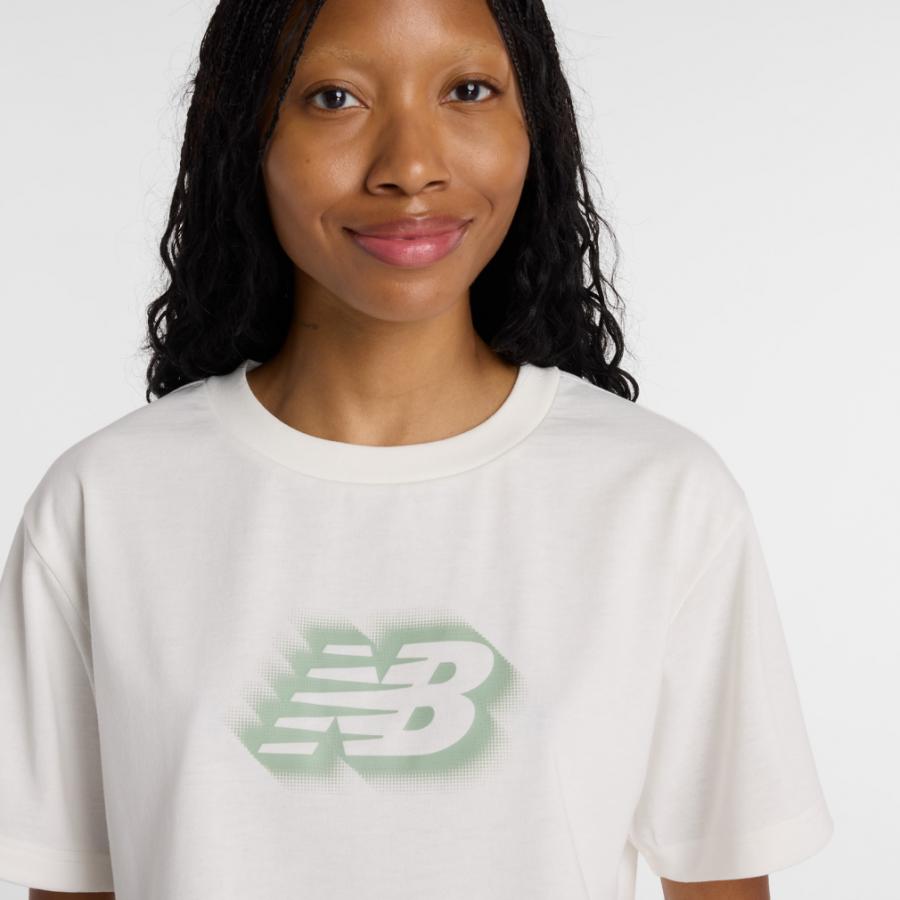 New Balance（ニューバランス） レディース 半袖 機能 Tシャツ NBロゴT