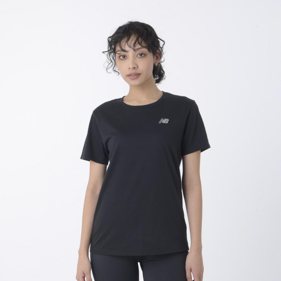 ニューバランス レディース 半袖 機能 Tシャツ ヘザーテックショート 