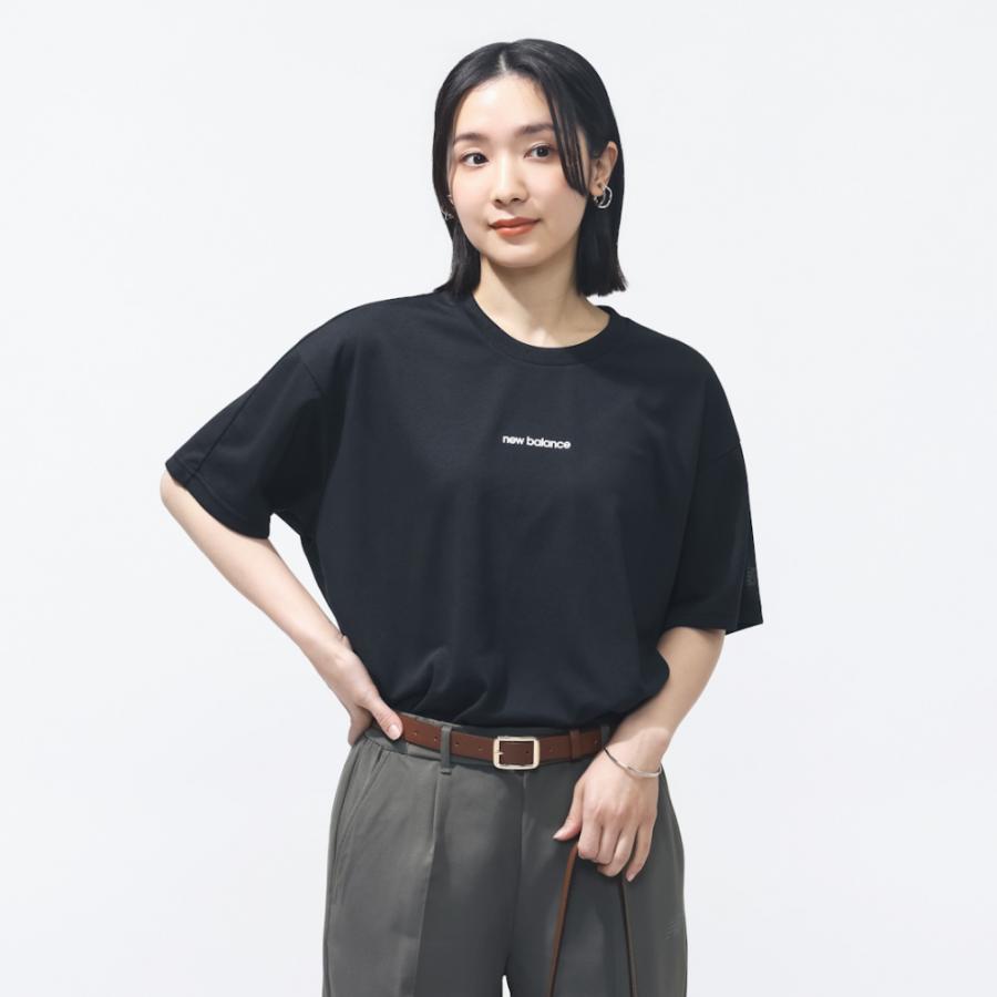 新品★BRIEFING パフォーマンス半袖Tシャツ 黒 レディースL New Balance（ニューバランス） THE CITY レディース 半袖 機能 T