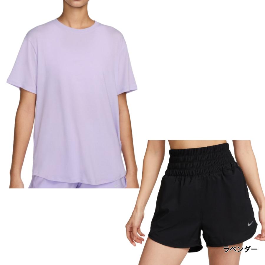 ナイキ KA ランニングウェア 上下セット Tシャツ ショートパンツ 新品 L NIKE（ナイキ） レディース 半袖 Tシャツ ショートパンツ 上下セット