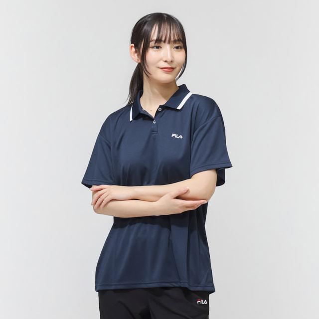 FILA（フィラ） レディース 半袖 機能 ポロシャツ レディースショート