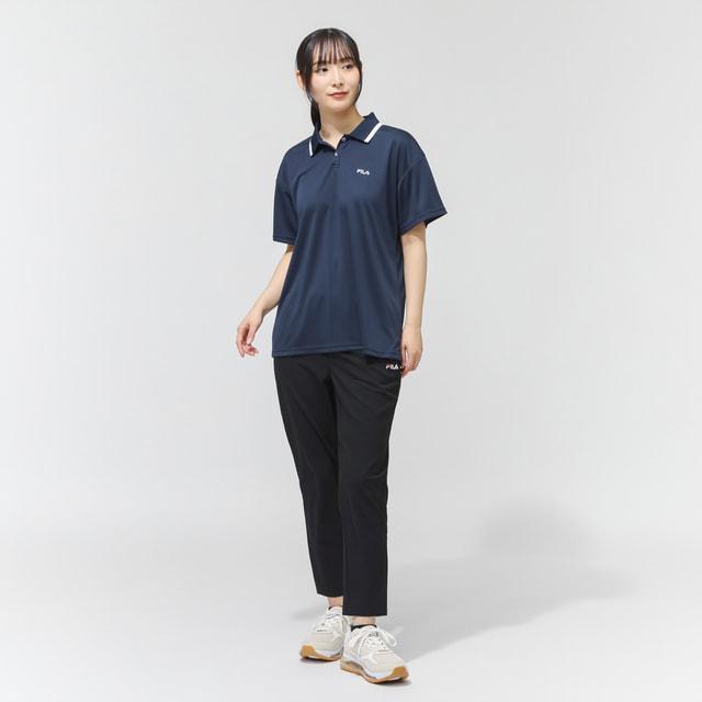 FILA（フィラ） レディース 半袖 機能 ポロシャツ レディースショート