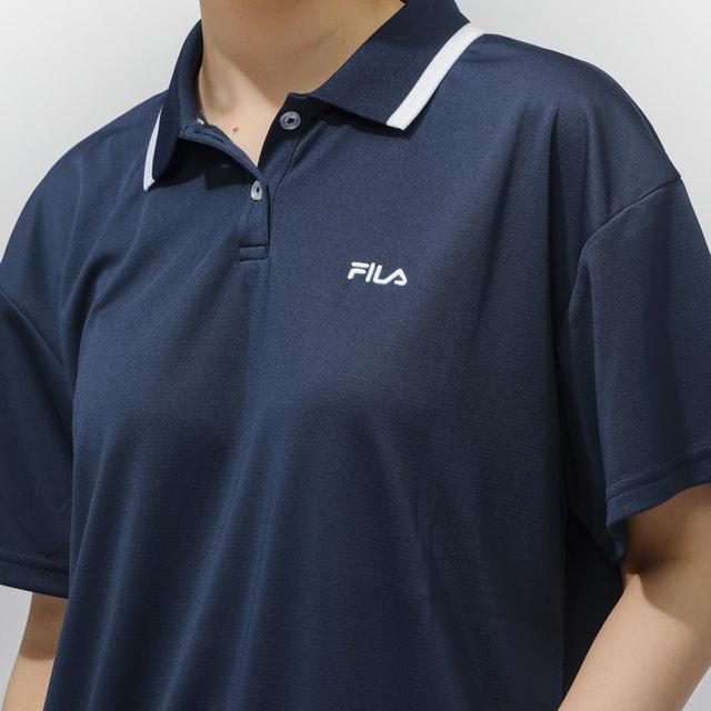 FILA（フィラ） レディース 半袖 機能 ポロシャツ レディースショート