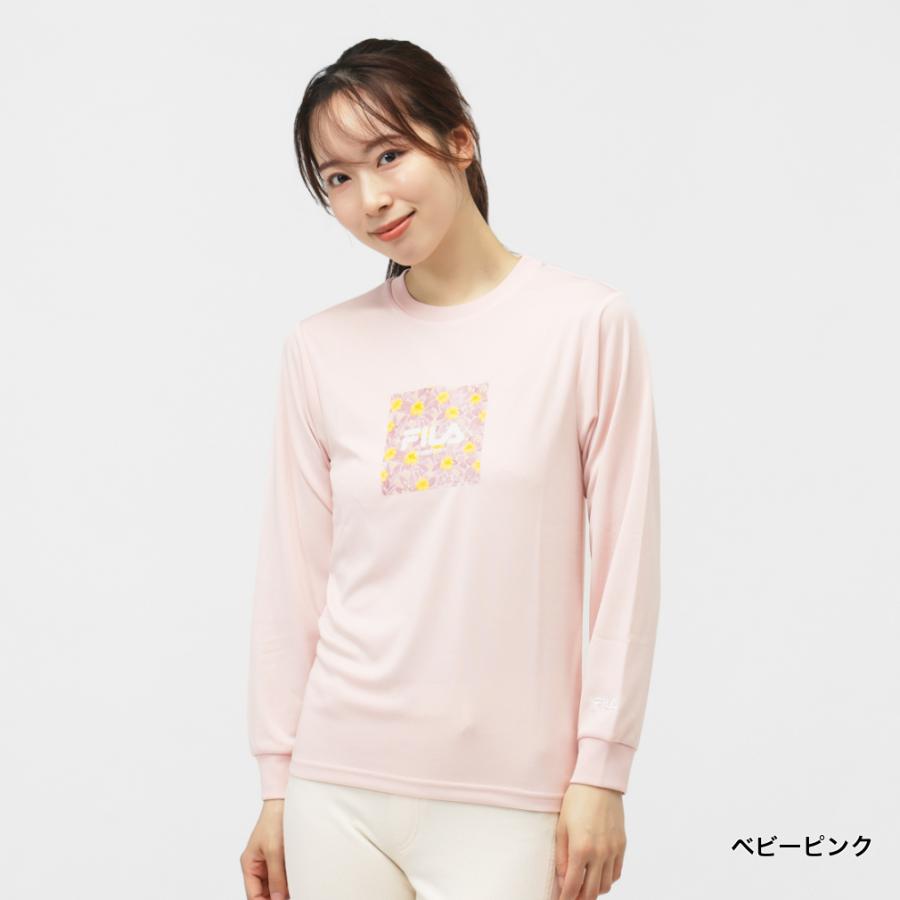 FILA（フィラ） レディース 長袖 機能 Tシャツ FW25FP826 スポーツ