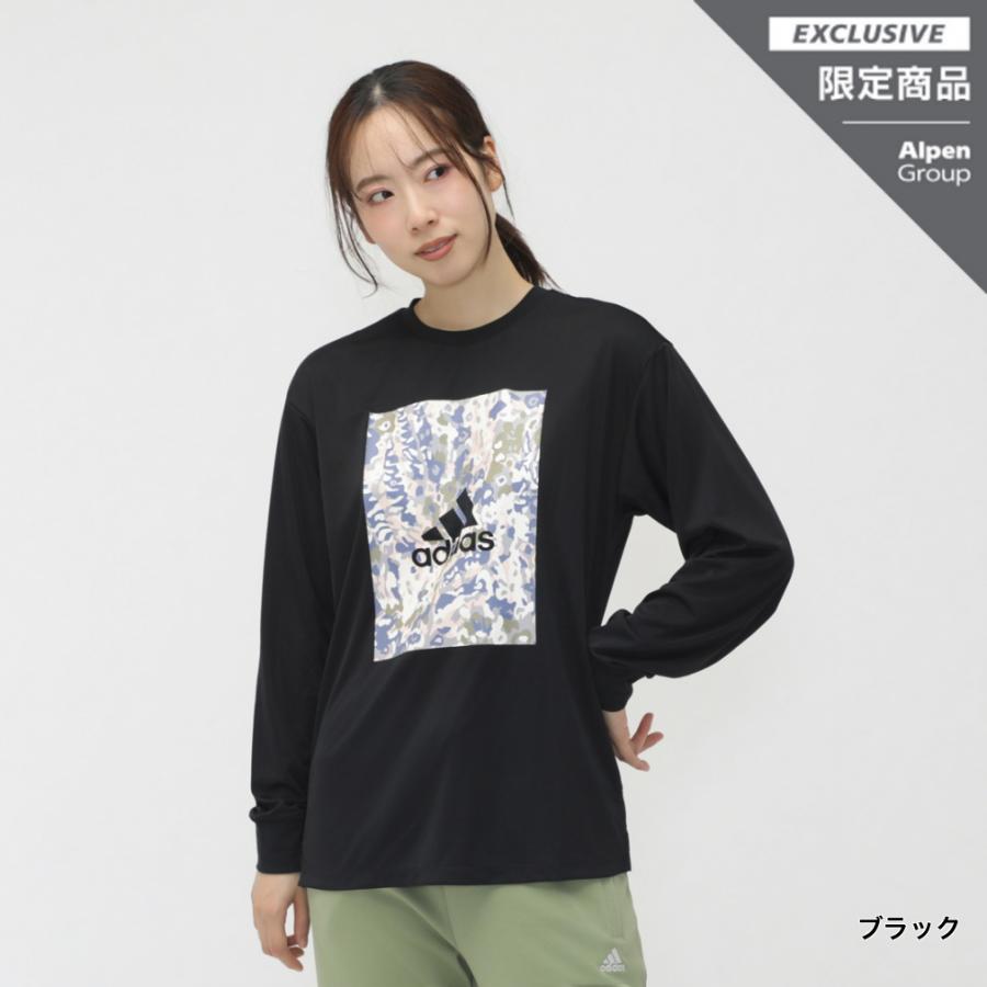 adidas アディダス レディース 長袖 機能 Tシャツ W FLORAL LS adidas アディダス レディース 長袖 機能 Tシャツ W FLORAL LS
