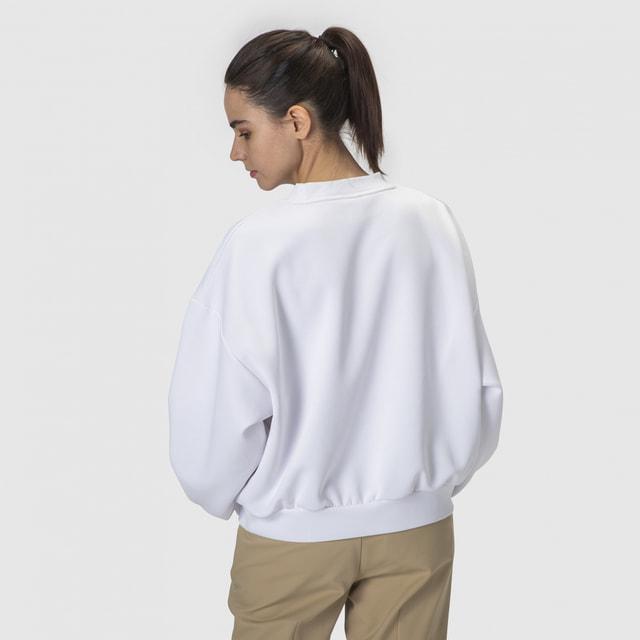 ルコック レディース ニットジャケット グランスーツクルーネックスウェット QMWSJF44 スポーツウェア トレーナー le coq sportif | le coq sportif | 03