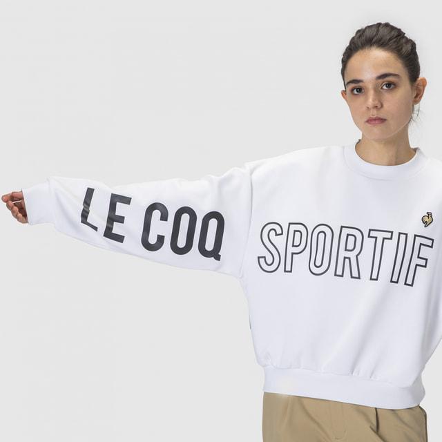 ルコック レディース ニットジャケット グランスーツクルーネックスウェット QMWSJF44 スポーツウェア トレーナー le coq sportif | le coq sportif | 05