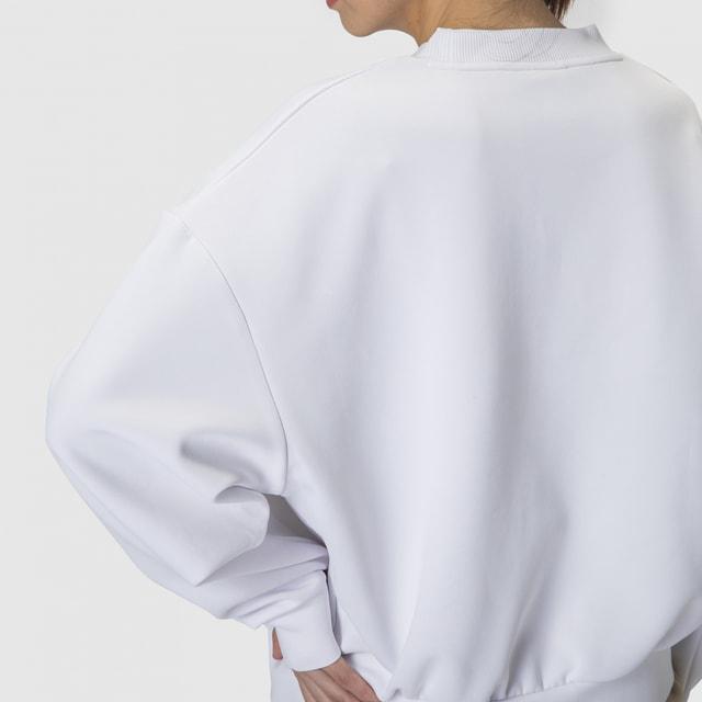 ルコック レディース ニットジャケット グランスーツクルーネックスウェット QMWSJF44 スポーツウェア トレーナー le coq sportif | le coq sportif | 07