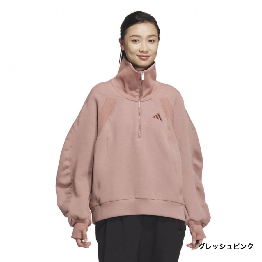 adidas アディダス レディース Lux AC スペーサー ハーフジップ adidas アディダス レディース Lux AC スペーサー ハーフジップ