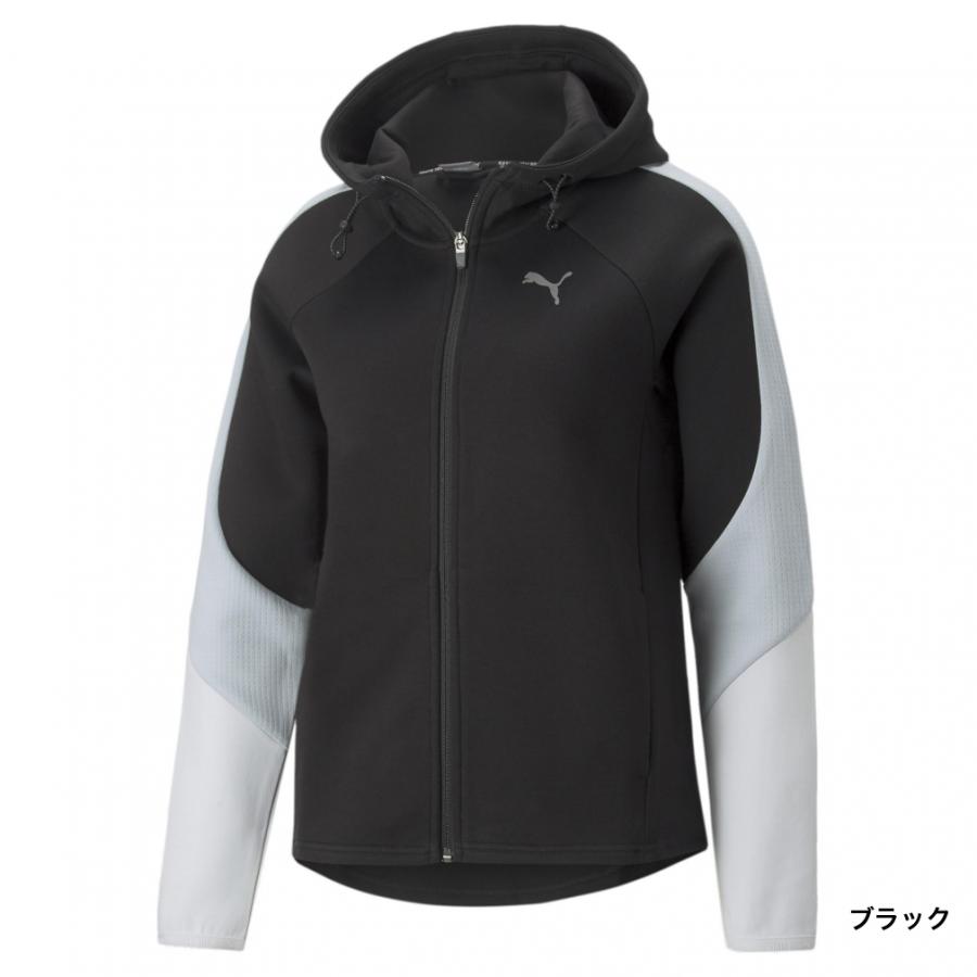 PUMA（プーマ） レディース ニットジャケット EVOSTRIPE フーデッド