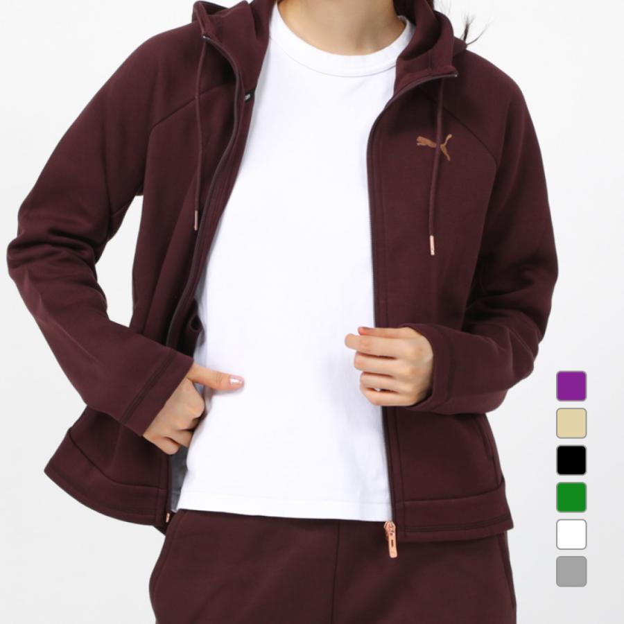 プーマ レディース ブランド雑貨総合 ニットジャケット Evostripe フーデッドジャケット Drycell スポーツウェア Puma