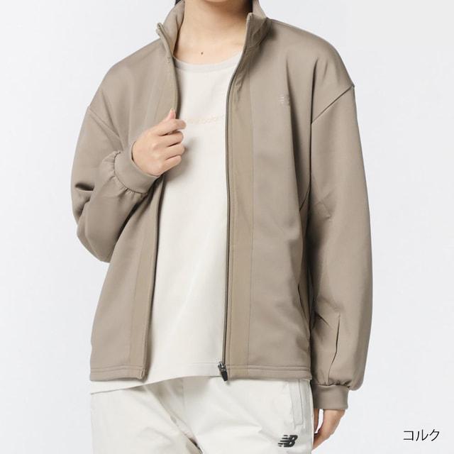 ニューバランス THE CITY レディース ウーブンコンビ ニットジャケット 