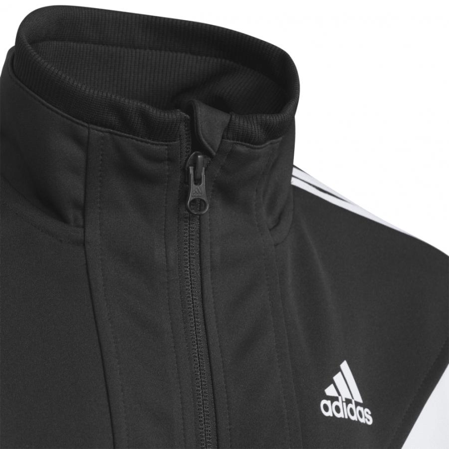 adidas　トラックジャケット　長袖　ブラック　ジップアップ　ロゴ　スポーツ adidas（アディダス） キッズ 長袖 ジャージ ジャケット マストハブ