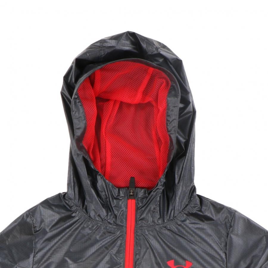 Under Armour ウィンドブレーカー L ブラック/レッド アンダーアーマー（UNDER ARMOUR）（レディース）スポーツ ウインド