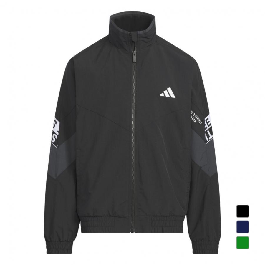 adidas ナイロンジャケット スキーウェア adidas アディダス ジュニア キッズ 子供 ウインドジャケット