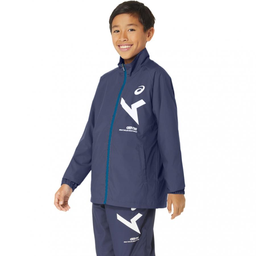 ASICS（アシックス） ジュニア キッズ 子供 ウインドブレーカー 上下