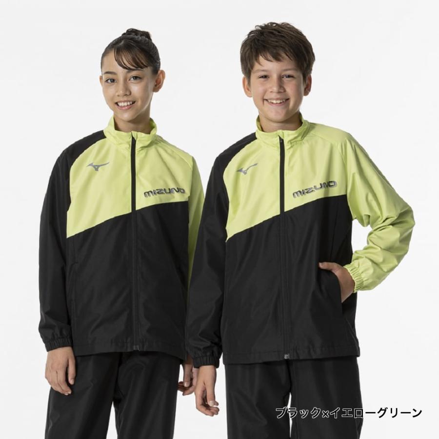 ミズノ ジュニア キッズ 子供 ウインドブレーカー 上下セット 2031E818 32JFB435 トレーニングウェア MIZUNO｜alpen-group｜02