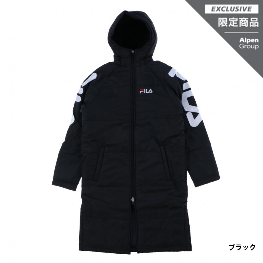 FILA（フィラ） ジュニア キッズ 子供 ベンチコート ジュニア裏ボア