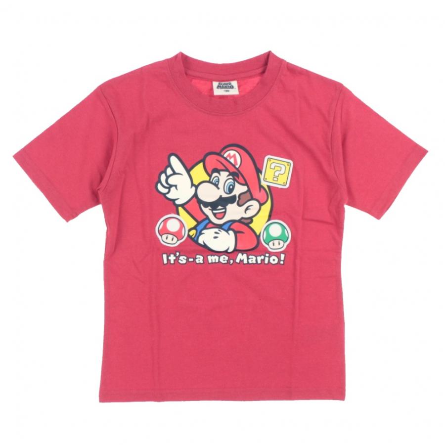ファインプラス ジュニア キッズ 子供 半袖 Tシャツ マリオ KIDS