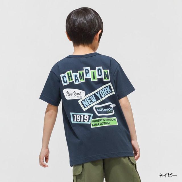 Champion（チャンピオン） ジュニア キッズ 子供 半袖 シャツ 半袖