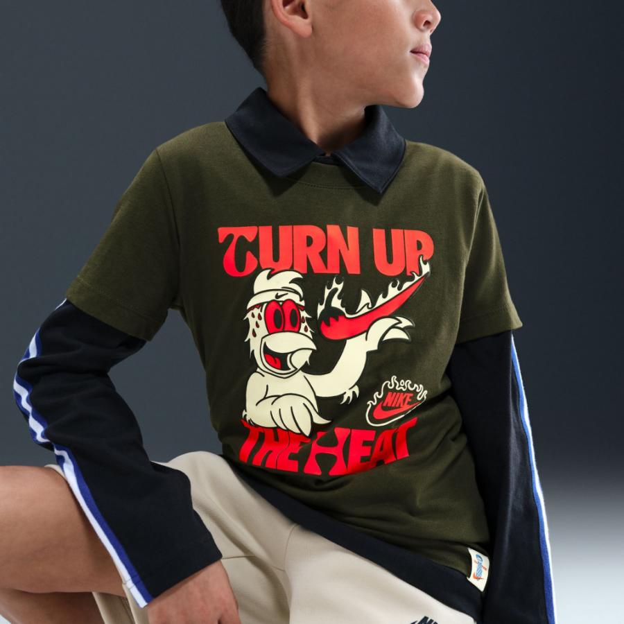 NIKE（ナイキ） ジュニア キッズ 子供 半袖 Tシャツ YTH NSW ターン