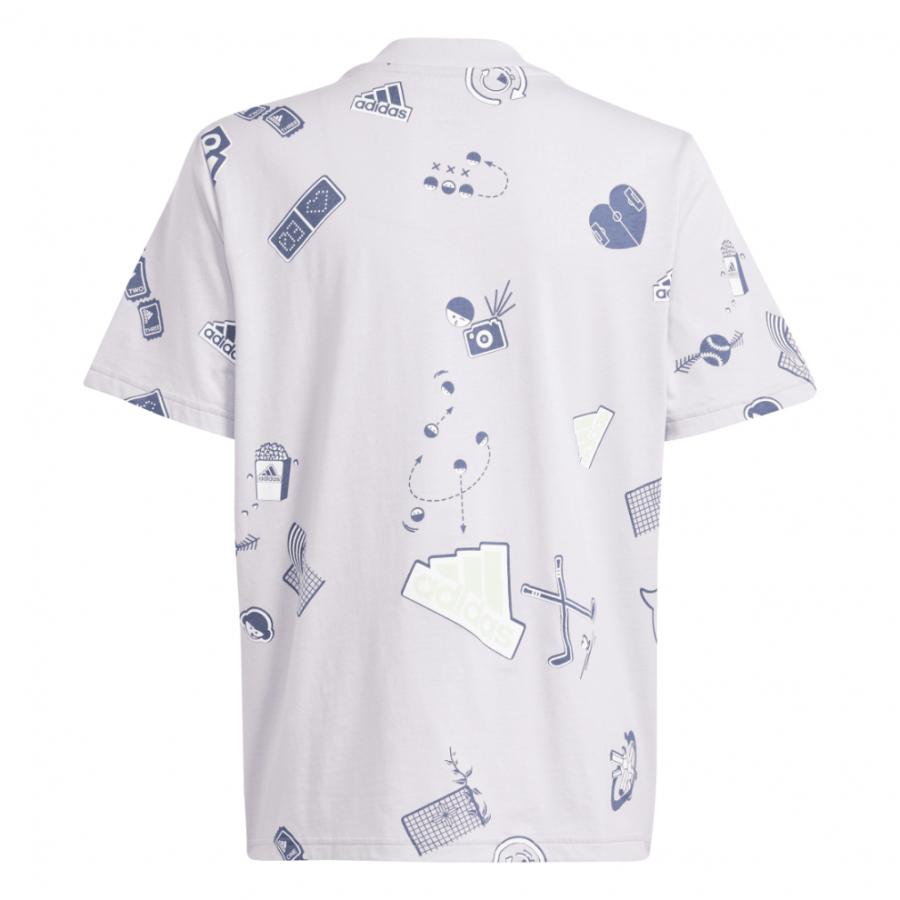 adidas（アディダス） ジュニア キッズ 子供 半袖 Tシャツ ブランド ラブ 半袖Tシャツ キッズ KOS59 IM8576 ...