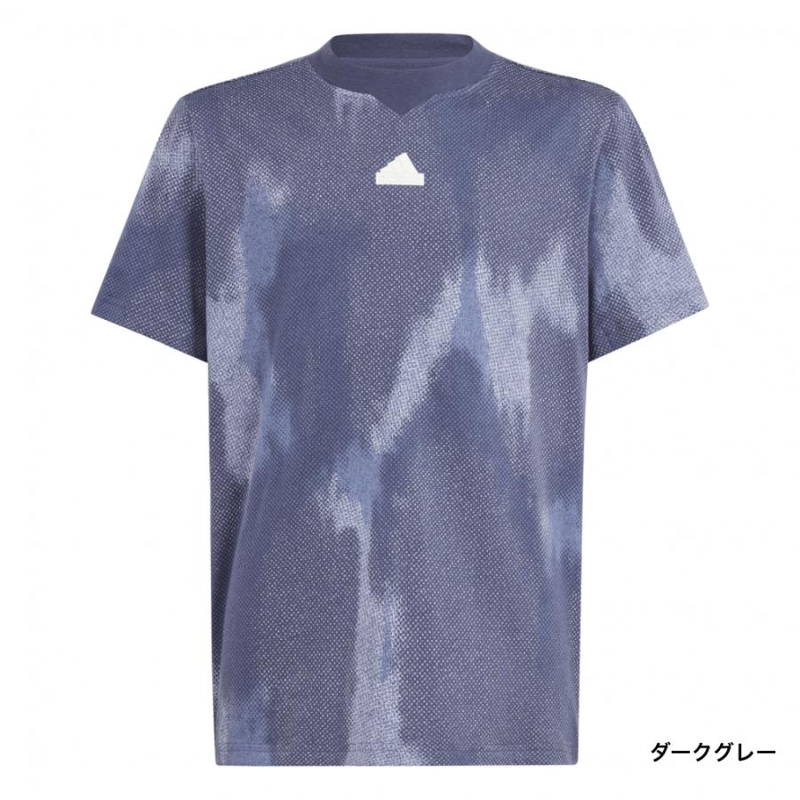 アディダス ジュニア キッズ 子供 半袖 Tシャツ U FI オールオーバー  