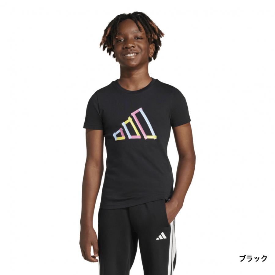 adidas（アディダス） ジュニア キッズ 子供 半袖 Tシャツ テックロゴ