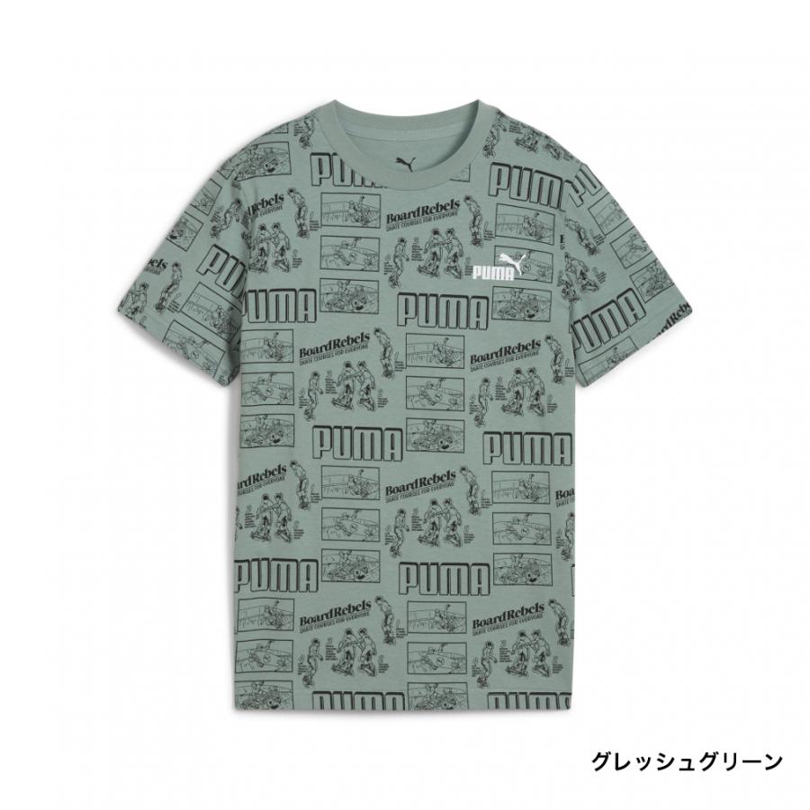 PUMA（プーマ） ジュニア キッズ 子供 半袖 Tシャツ MID90S AOP T