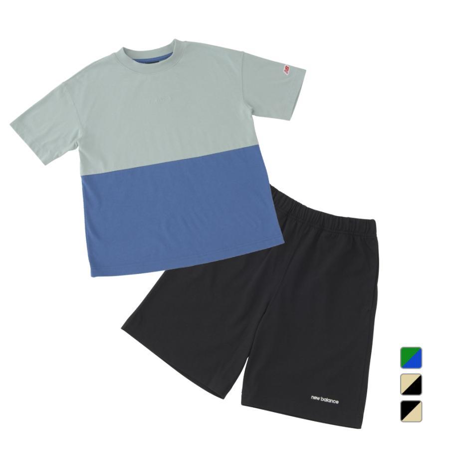 New Balance SHOEI ジャージ上下セット 半袖短パン上下セット New Balance（ニューバランス） ジュニア キッズ 子供 半袖 Tシャツ