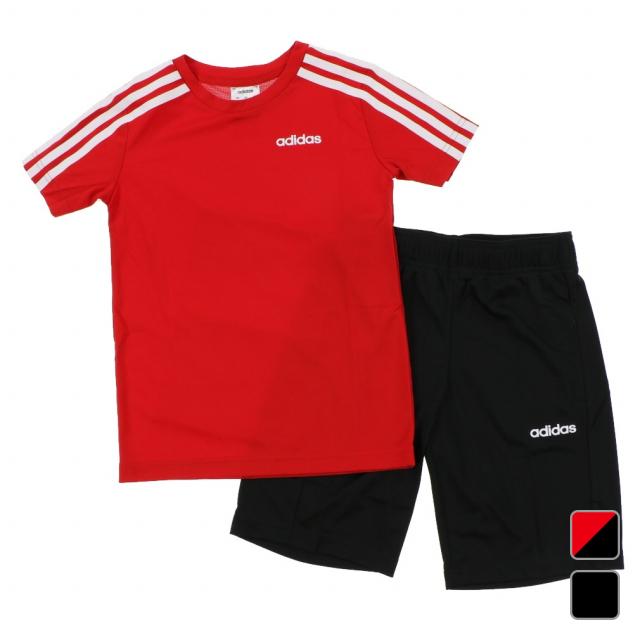 アディダス ジュニア キッズ 子供 Tシャツハーフパンツセット 2m3ストライプスtシャツ ショーツセット Haf06 Fm0765 Fm0767 スポーツウェア Adidas アルペン Paypayモール店 通販 Paypayモール
